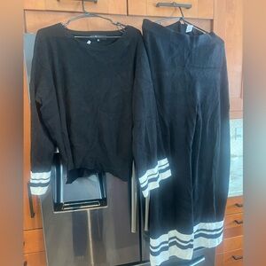 Sweater pants and top set